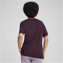 PUMA Evostripe T-Shirt Damen 44 - midnight plum XS