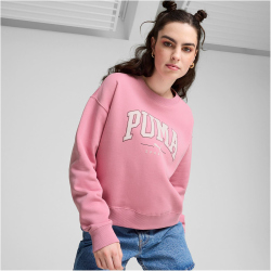 PUMA Squad Fleece Crew Sweatshirt Damen 48 - mauved out XS