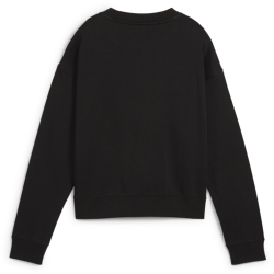 PUMA Squad Fleece Crew Sweatshirt Damen 01 - PUMA black XS