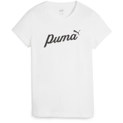 PUMA Essentials+ Script T-Shirt Damen 02 - PUMA white XL
