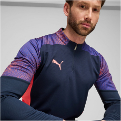 PUMA individualFINAL 1/4-Zip Trainings-Top Herren 01 - club navy/dark amethyst XS