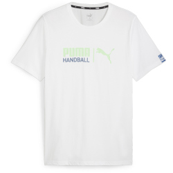 PUMA Handball T-Shirt Herren 11 - PUMA white/fizzy apple XL