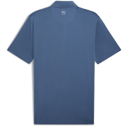 PUMA Fair Isle Trim Poloshirt Herren 02 - blue horizon XS