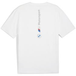 PUMA BMW M Motorsport Essentials+ Logo T-Shirt Herren 02 - PUMA white M