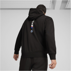 PUMA BMW M Motorsport Essentials+ Fleece Hoodie Herren 01 - PUMA black S