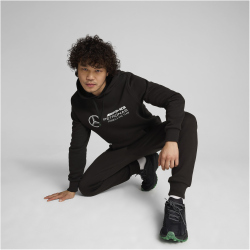 PUMA Mercedes-AMG Petronas Essentials Hoodie Herren 01 - PUMA black M