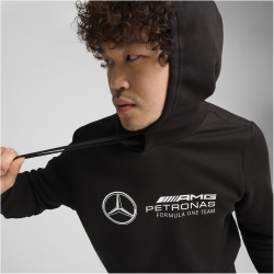 PUMA Mercedes-AMG Petronas Essentials Hoodie Herren 01 - PUMA black XXL
