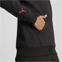 PUMA Formel 1 Essentials Logo Fleece Hoodie Herren 01 - PUMA black S