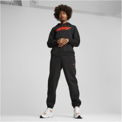 PUMA Formel 1 Essentials Logo Fleece Hoodie Herren 01 - PUMA black L