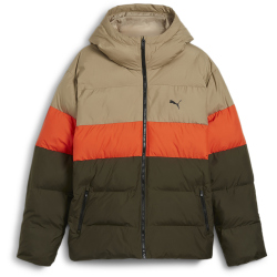 PUMA Polyester Pufferjacke Herren 70 - dark olive XXL