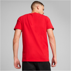 PUMA Ferrari Race Colored Shield T-Shirt Herren 02 - rosso corsa M