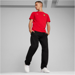 PUMA Ferrari Race Colored Shield T-Shirt Herren 02 - rosso corsa XXL