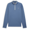 PUMA Waffle Fleece 1/4-Zip Golf-Top Herren 05 - blue horizon XS