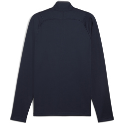 PUMA Waffle Fleece 1/4-Zip Golf-Top Herren 02 - deep navy S