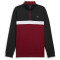 PUMA Pure Colorblock 1/4-Zip Golf-Sweatshirt Herren 10 - PUMA black/intense red S
