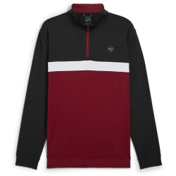 PUMA Pure Colorblock 1/4-Zip Golf-Sweatshirt Herren 10 -...