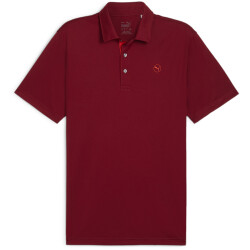 PUMA Pure Solid Poloshirt Herren 13 - intense red M