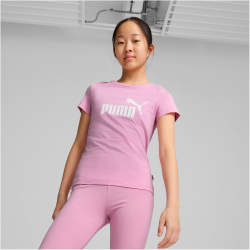 PUMA Essentials Logo T-Shirt M&auml;dchen 51 - mauved out 152