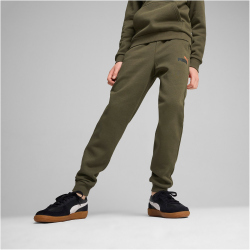 PUMA Ess+ Metallic 2 Col Logo Fleece-Jogginghose CL Jungen 77 - dark olive 152