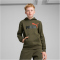 PUMA Ess+ Metallic 2 Col Big Logo Fleece-Hoodie Jungen 77 - dark olive 92