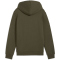 PUMA Ess+ Metallic 2 Col Big Logo Fleece-Hoodie Jungen 77 - dark olive 152
