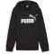 PUMA Ess+ Metallic 2 Col Big Logo Fleece-Hoodie Jungen 60 - PUMA white/medium gray 140