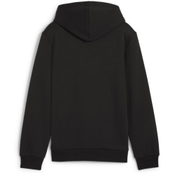 PUMA Ess+ Metallic 2 Col Big Logo Fleece-Hoodie Jungen 60 - PUMA white/medium gray 152