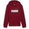 PUMA Ess+ Metallic 2 Col Big Logo Fleece-Hoodie Jungen 13 - intense red 98