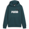 PUMA Ess+ Metallic 2 Col Big Logo Fleece-Hoodie Jungen 08 - cold green 140