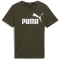 PUMA Essentials Logo T-Shirt Jungen 07 - dark olive 110
