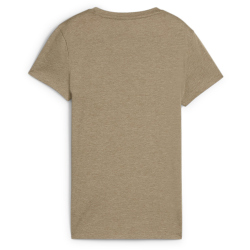 PUMA Essentials Logo Heather T-Shirt Damen 67 - oak...
