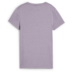 PUMA Essentials Logo Heather T-Shirt Damen 34 - pale plum XS