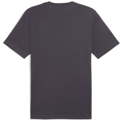 PUMA Ess+ Metallic 2 Col Logo T-Shirt Herren 69 - galactic gray XXL