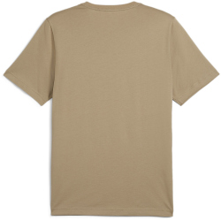 PUMA Ess+ Metallic 2 Col Logo T-Shirt Herren 66 - oak branch L