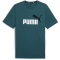 PUMA Ess+ Metallic 2 Col Logo T-Shirt Herren 08 - cold green XL