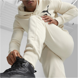 PUMA Essentials Logo Fleece-Jogginghose Herren 87 - alpine snow S
