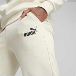 PUMA Essentials Logo Fleece-Jogginghose Herren 87 - alpine snow M