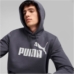 PUMA Essentials Big Logo Fleece-Hoodie Herren 23 - galactic gray S