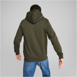 PUMA Essentials Big Logo Fleece-Hoodie Herren 08 - dark olive XL