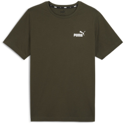 PUMA Essentials Small Logo T-Shirt Herren 11 - dark olive L