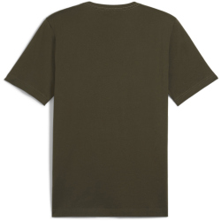 PUMA Essentials Small Logo T-Shirt Herren 11 - dark olive L