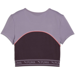 PUMA Strong Cropped Trainingsshirt Damen 30 - pale plum XS