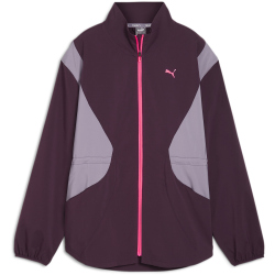 PUMA Woven Trainingsjacke Damen 44 - midnight plum XS