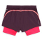 PUMA Run Favorite Velocity 2in1 3" Laufshorts Damen 44 - midnight plum/sunset glow XS