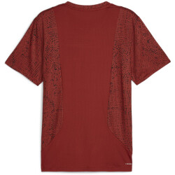 PUMA Studio Cloudspun Print Yogashirt Herren 63 - mars red S