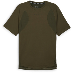 PUMA Cloudspun Soft Breathable Trainingsshirt Herren 80 - dark olive M