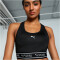 PUMA 4Keeps Elastic Mid Support Sport-BH Damen 51 - PUMA black/2024 version XS