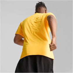 PUMA Run Cloudspan Laufshirt Herren 38 - sun stream L