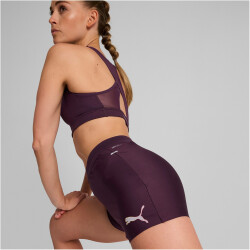 PUMA Run 3” Ultraform kurze Laufleggings Damen 44 - midnight plum/fireglow XS