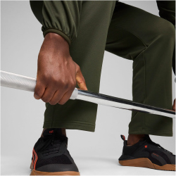 PUMA Fit Taped PWRFleece Lite Trainingshose Herren 80 - dark olive S